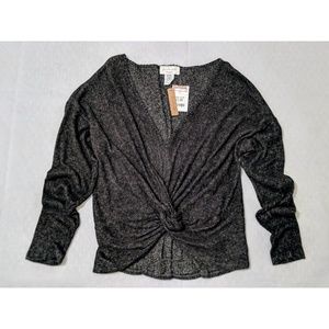 Twist Front Sweater - Size Small